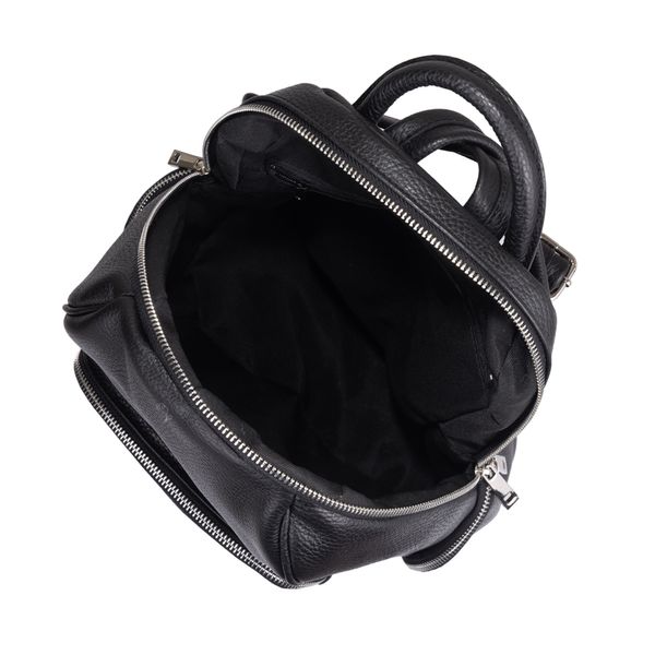 Чёрний жіночий шкіряний рюкзак VIRGINIA CONTI - VC2238 Black VC2238 Black фото