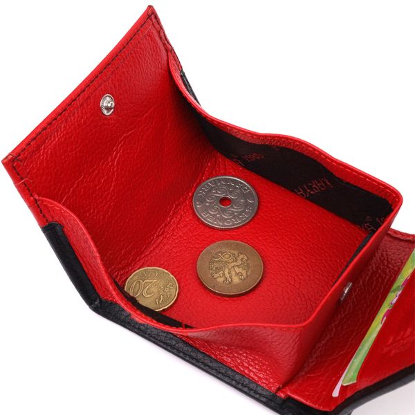 Комплектний жіночий гаманець з монетницею з натуральної шкіри KARYA 21382 Чорний 21382 фото
