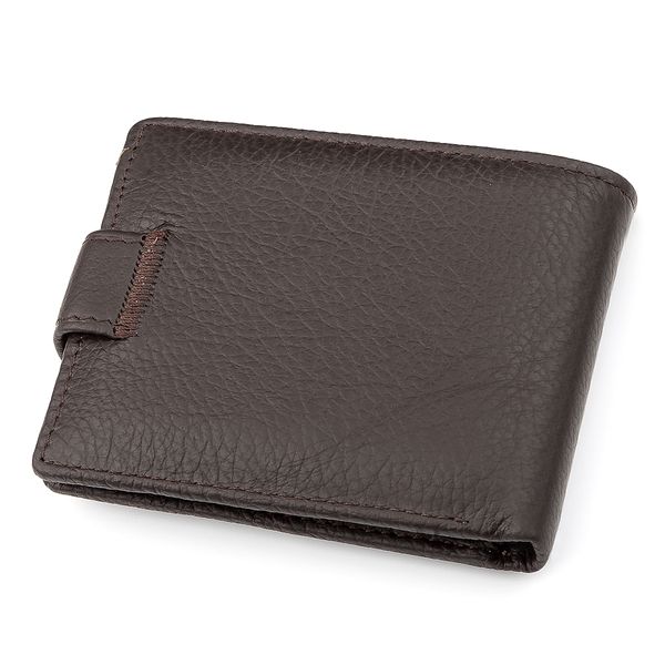 Чоловічий гаманець ST Leather 18317 (ST114) з натуральної шкіри Коричневий 18317 фото
