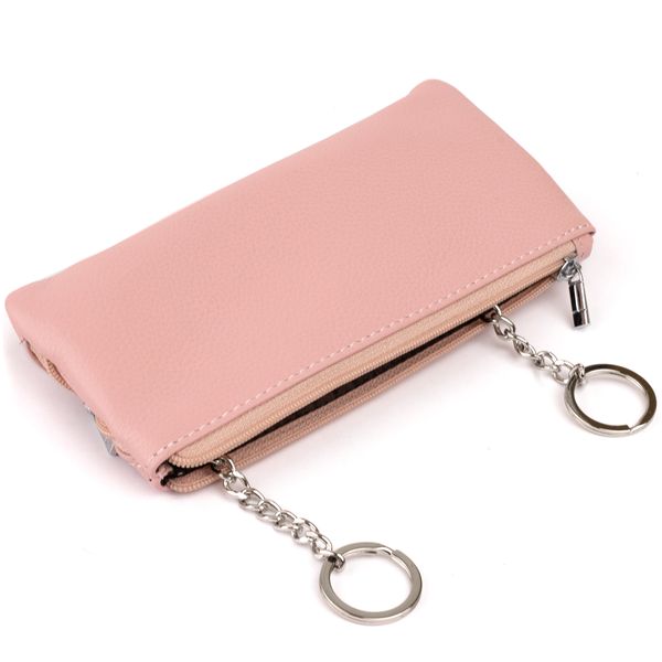 Ключниця-гаманець з кишенею жіноча ST Leather 19353 Рожева 19353 фото