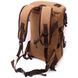 Сучасний рюкзак-трансформер у стилі мілітарі із щільного текстилю Vintage 22160 Коричневий 56796 фото 2