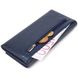 Жіночий гаманець із натуральної зернистої шкіри CANPELLINI 21624 Синій 21624 фото 3