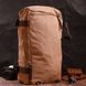 Сучасний рюкзак-трансформер у стилі мілітарі із щільного текстилю Vintage 22160 Коричневий 56796 фото 9