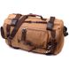 Сучасний рюкзак-трансформер у стилі мілітарі із щільного текстилю Vintage 22160 Коричневий 56796 фото 3