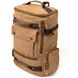 Рюкзак текстильный дорожный унисекс с ручками Vintage 20664 Песочный 49039 фото 1