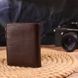 Чоловічий компактний вертикальний гаманець з натуральної шкіри CANPELLINI 21674 Коричневий 21674 фото 7