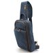 Шкіряний рюкзак слінг на одне плече TARWA RK-0910-4lx синій колір RK-0910-4lx фото 1