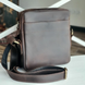 Чоловіча шкіряна сумка крос боді SGE B2K 001 brown коричнева B2K 001 brown фото 1