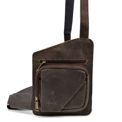 Кожаный рюкзак слинг на одно плечо, кобура TARWA RCv-232-3md RCv-232-3md фото