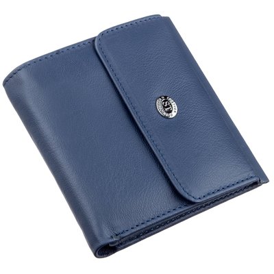 Компактний жіночий гаманець на кнопці ST Leather 18921 Синій 18921 фото