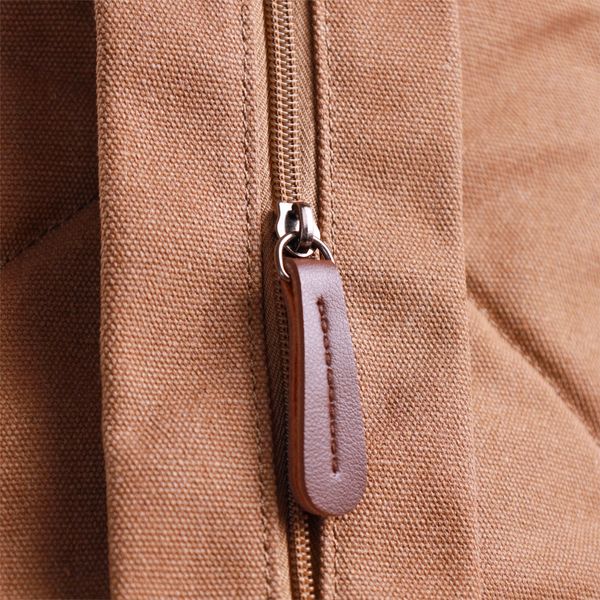 Зручний текстильний рюкзак з ущільненою спинкою та відділенням для планшета Vintage 22167 Коричневий 56803 фото