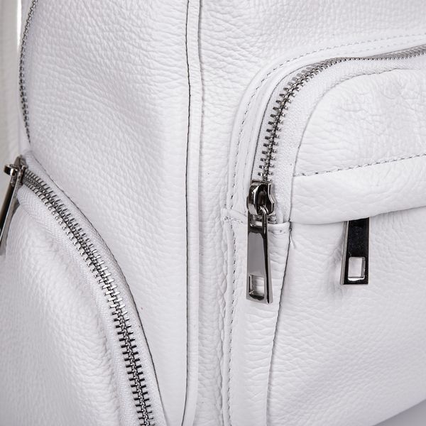 Білий жіночий рюкзак з натуральної кожи VIRGINIA CONTI - VC2238 White VC2238 White фото