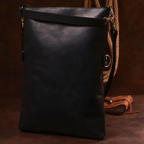 Стильна вінтажна сумка жіноча Shvigel 16338 Чорний 16338 фото