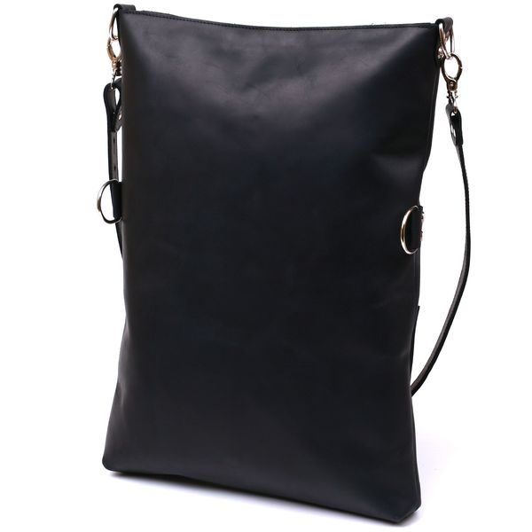 Стильна вінтажна сумка жіноча Shvigel 16338 Чорний 16338 фото