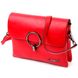 Удобная женская сумка на плечо KARYA 20857 кожаная Красный 20857 фото 1