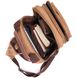 Зручний текстильний рюкзак з ущільненою спинкою та відділенням для планшета Vintage 22167 Коричневий 56803 фото 5