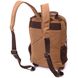 Зручний текстильний рюкзак з ущільненою спинкою та відділенням для планшета Vintage 22167 Коричневий 56803 фото 2