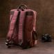 Рюкзак текстильный дорожный унисекс на два отделения Vintage 20615 Малиновый 48990 фото 9