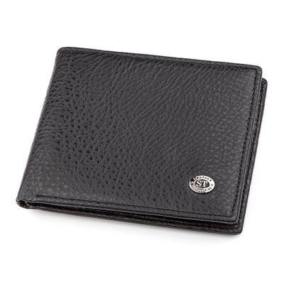 Мужской кошелек ST Leather 18319 (ST160) кожаный Черный 18319 фото