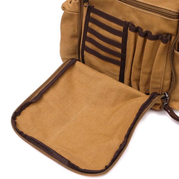 Містка текстильна сумка з чохлом для води Vintage 22210 Пісочна 56842 фото