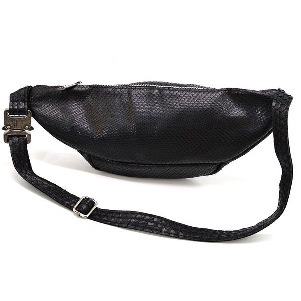 Напоясная сумка из 100% кожи черного питона REP2-3036-4lx TARWA REP2-3036-4lx фото