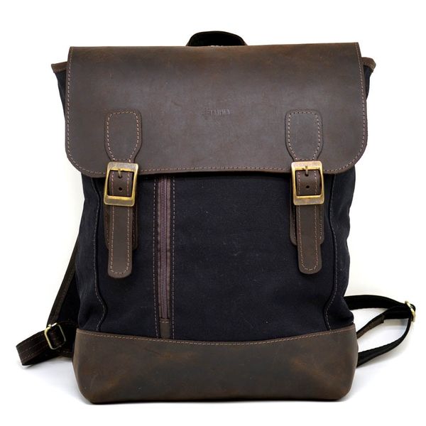 Рюкзак для ноутбука з канвасу та шкіри RGС-3880-3md від TARWA RGС-3880-3md фото