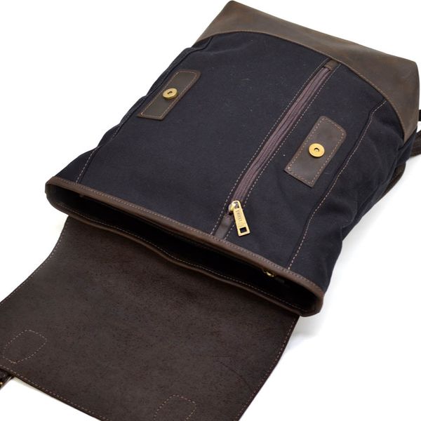 Рюкзак для ноутбука з канвасу та шкіри RGС-3880-3md від TARWA RGС-3880-3md фото