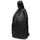 Чоловічий рюкзак слінг шкіряний чорний TARWA GA-0116-3md GA-0116-3md фото 1