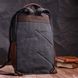 Практичний текстильний рюкзак з ущільненою спинкою та відділенням для планшета Vintage 22168 Чорний 56804 фото 8