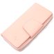 Зручний вертикальний жіночий гаманець з натуральної шкіри KARYA 21158 Рожевий 21158 фото 1