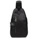 Чоловічий рюкзак слінг шкіряний чорний TARWA GA-0116-3md GA-0116-3md фото 3
