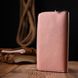 Зручний вертикальний жіночий гаманець з натуральної шкіри KARYA 21158 Рожевий 21158 фото 8