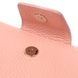 Зручний вертикальний жіночий гаманець з натуральної шкіри KARYA 21158 Рожевий 21158 фото 3