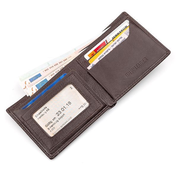Чоловічий гаманець ST Leather 18320 (ST160) з натуральної шкіри Коричневий 18320 фото