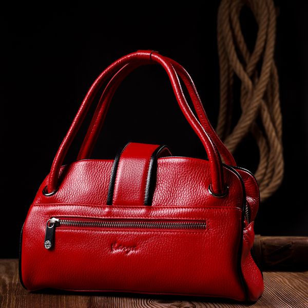 Красива маленька сумка жіноча KARYA 20859 шкіряна Червоний 20859 фото