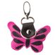 Брелок сувенир бабочка STINGRAY LEATHER 18540 из натуральной кожи морского ската Розовый 18540 фото 2