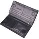 Надежный мужской бумажник из натуральной гладкой кожи в два сложения ST Leather 19414 Черный 19414 фото 3