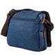 Текстильна сумка для ноутбука 13 дюймів через плече Vintage 20189 Синя 20189 фото 2