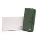 Вертикальний місткий гаманець зі шкіри унісекс ST Leather 19304 Зелений 19304 фото 7