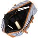 Дорожня сумка текстильна жіноча в смужку Vintage 20667 Біла 20667 фото 7