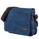 Текстильна сумка для ноутбука 13 дюймів через плече Vintage 20189 Синя 20189 фото 1