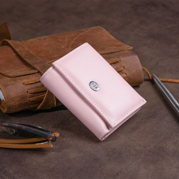 Маленьке портмоне зі шкіри жіноче ST Leather 19357 Рожеве 19357 фото