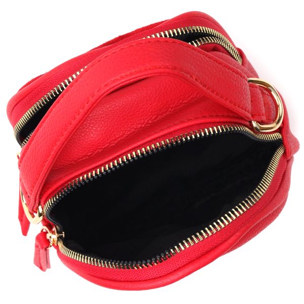Маленькая женская сумка из эко-кожи Vintage 18702 Красный 18702 фото