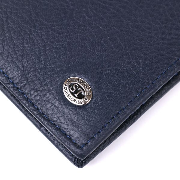 Мужской кошелек ST Leather 18321 (ST160) кожа Синий 18321 фото