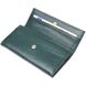 Жіночий практичний гаманець із натуральної зернистої шкіри CANPELLINI 21628 Зелений 21628 фото 3