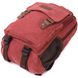 Стильний текстильний рюкзак з ущільненою спинкою та відділенням для планшета Vintage 22170 Бордовий 56806 фото 3