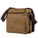 Текстильная сумка для ноутбука 13 дюймов через плечо Vintage 20190 Коричневая 20190 фото 2