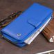 Вертикальний місткий гаманець зі шкіри унісекс ST Leather 19305 Синій 19305 фото 8