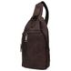 Чоловічий рюкзак слінг шкіряний коричневий TARWA RC-0116-3md RC-0116-3md фото 1