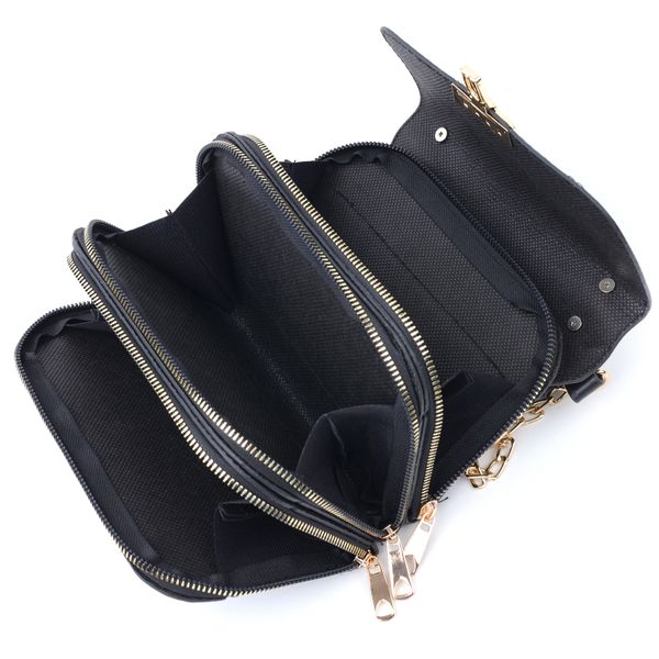 Компактна сумка жіноча з еко-шкіри Vintage 18703 Чорний 18703 фото